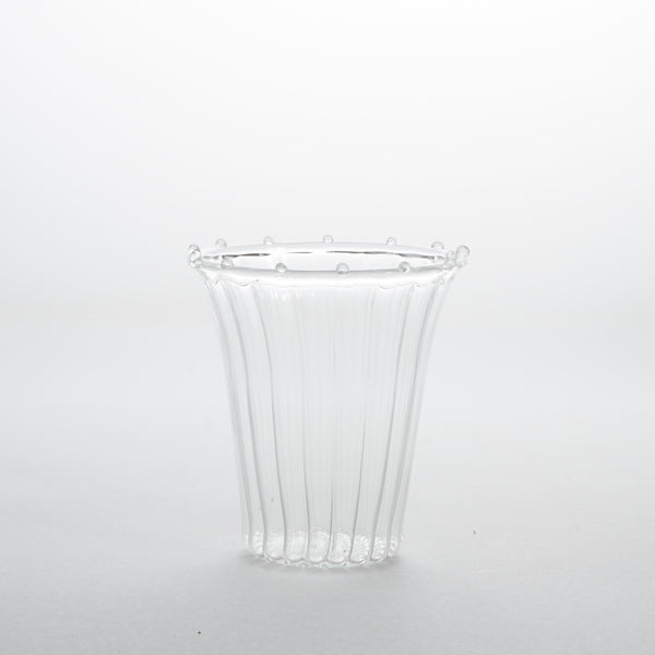 Fine decorative glass cup